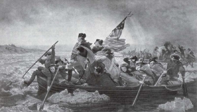 Emanuel Gottlieb Leutze Washington uberquert den Delaware vor seinem Sieg bei Trenton Norge oil painting art